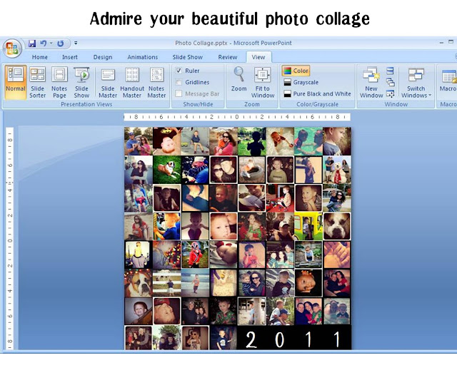 Photo Collage using PowerPoint