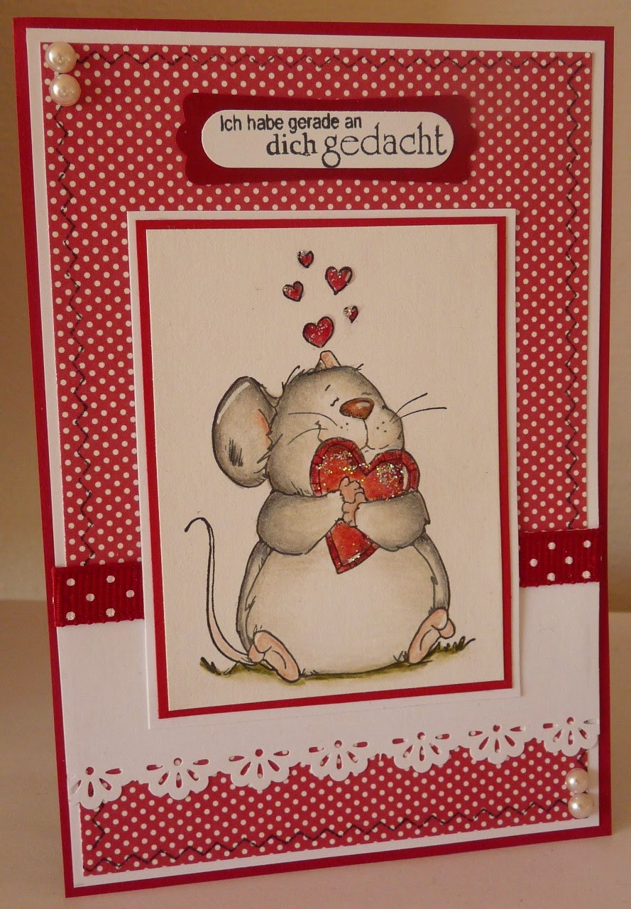 Stamping Funny Ich Habe Gerade An Dich Gedacht