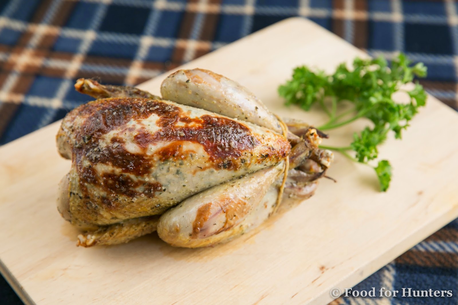 Food for Hunters Roasted Pheasant with Mushroom Cream Sauce