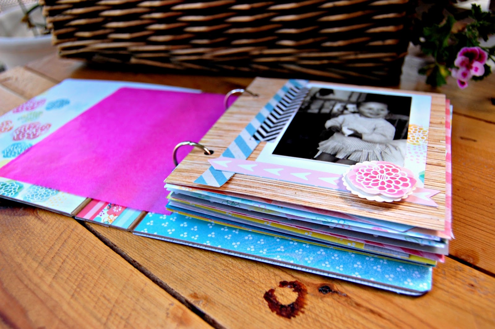 Inspiracion de hoy Scrapbooking álbum para mama (2ª parte)