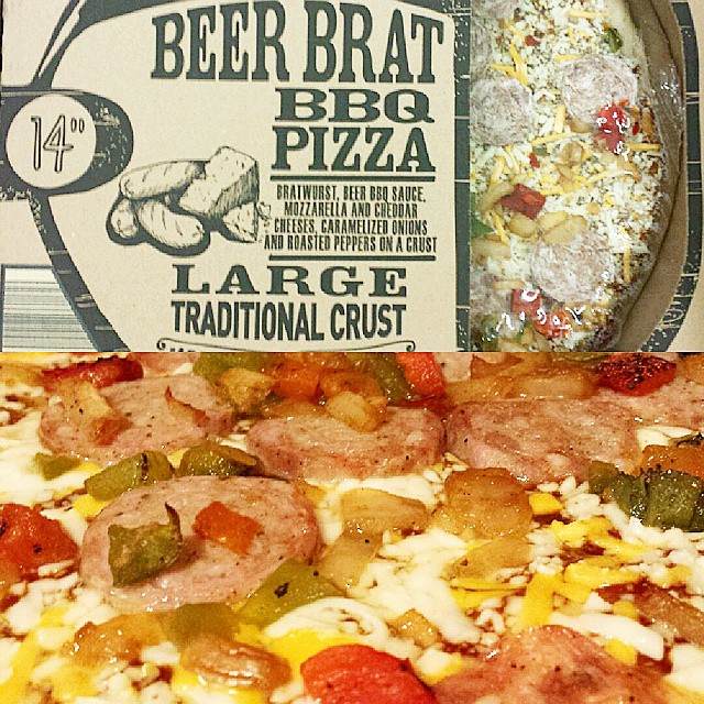Sometimes Foodie Beer Brat BBQ Pizza Aldi Cherry Hill, NJAs s