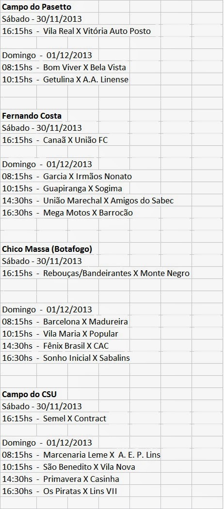 FUTEBOL - Seis jogos movimentam a segunda rodada do Campeonato Amador da  Segunda Divisão neste domingo (10)