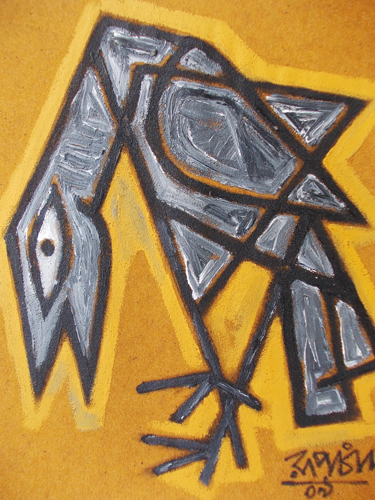 Rupchand Kundu Contemporary Artist Sand paper art