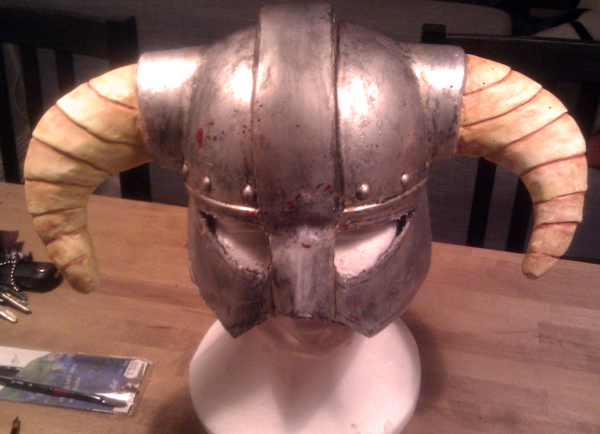 making Skyrim helmet