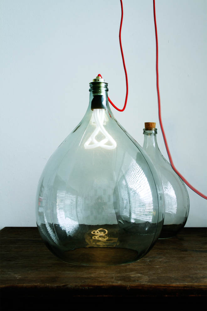 Style this Simple LAMP IN A BOTTLE