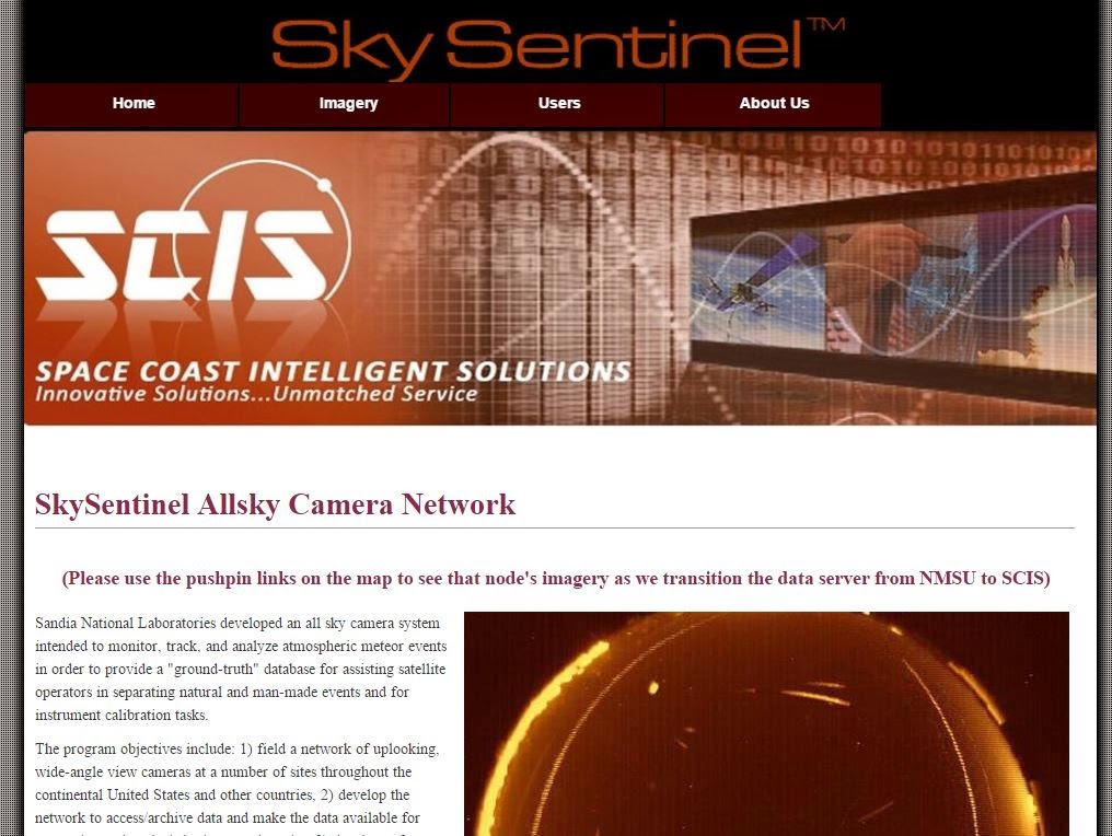 Allsky Camera Network, Space Coast Intelligent Solutions (SCIS)