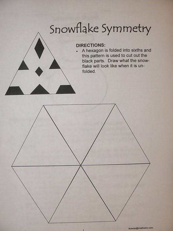 Mrs. T's First Grade Class: Snowflake Art