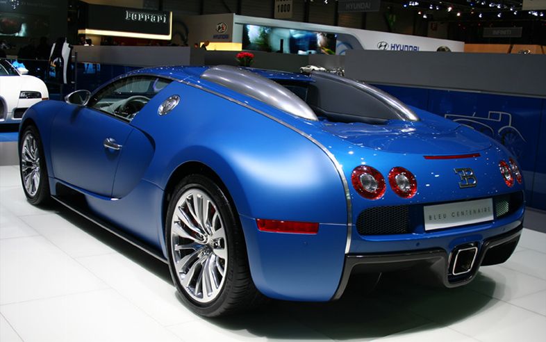 bugatti veyron bleu centenaire