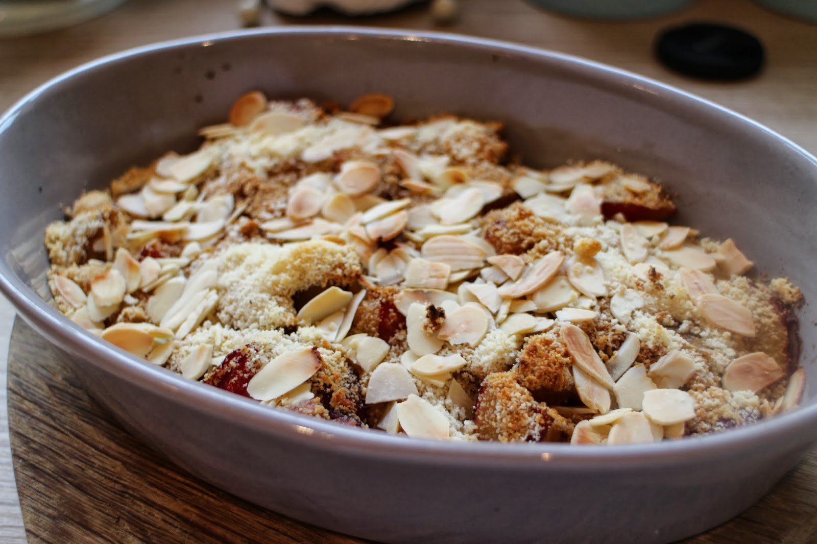 Simple healthy plum crumble recipe The Witt Family