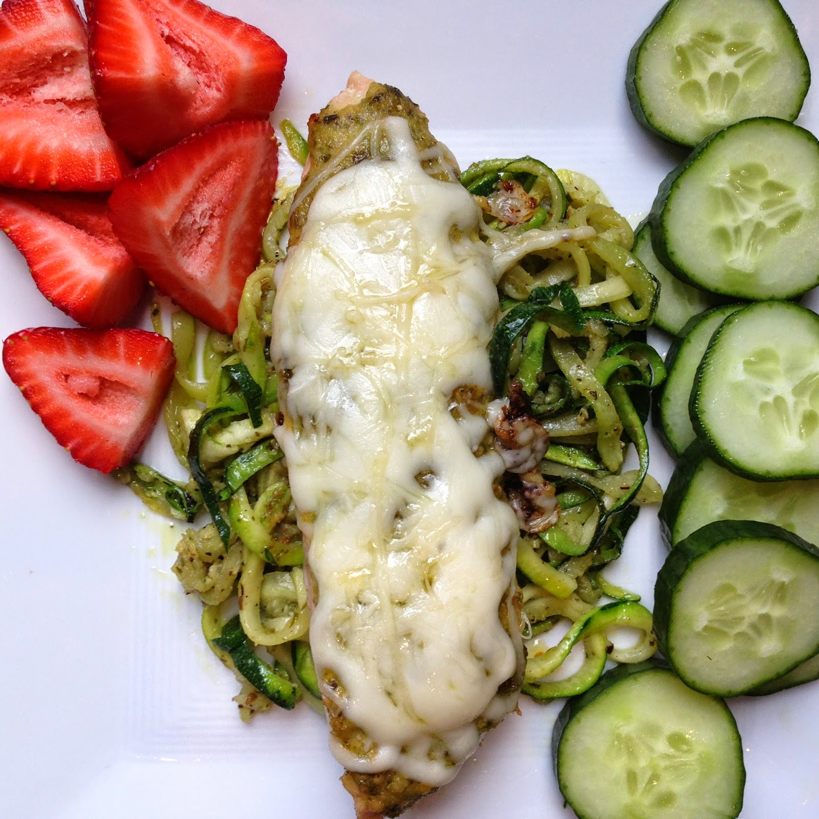 Darci Eats Pesto Chicken