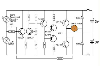 White line Flower Circuit Diagram