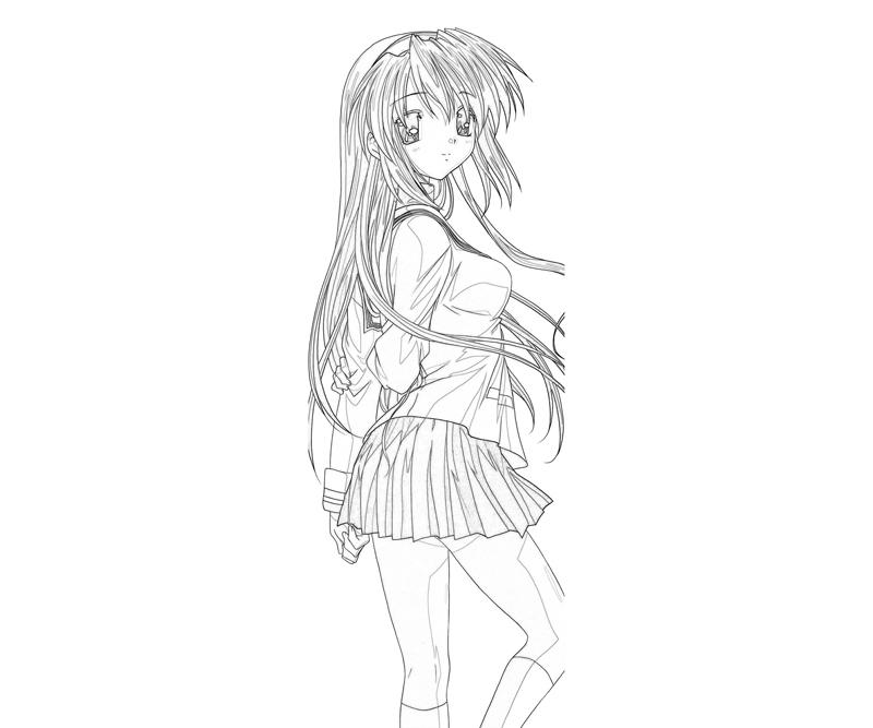 Clannad Coloring Pages