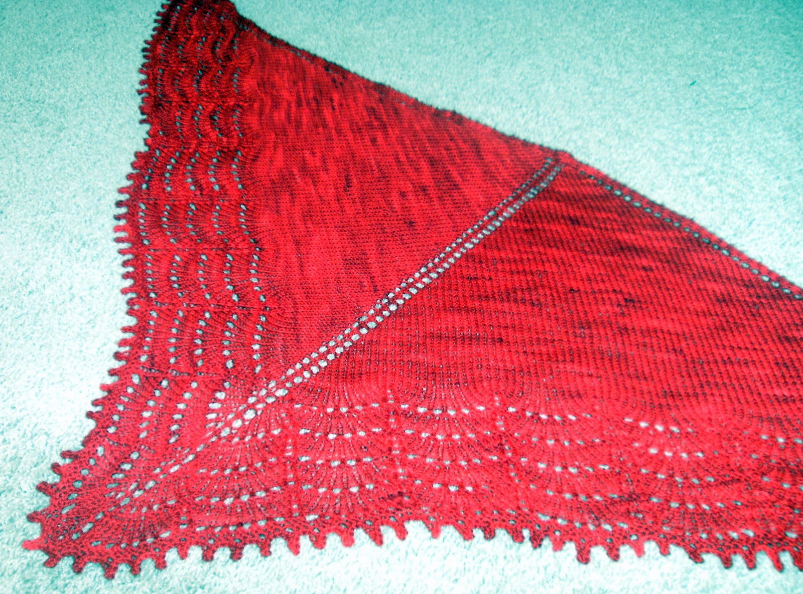 red shawl