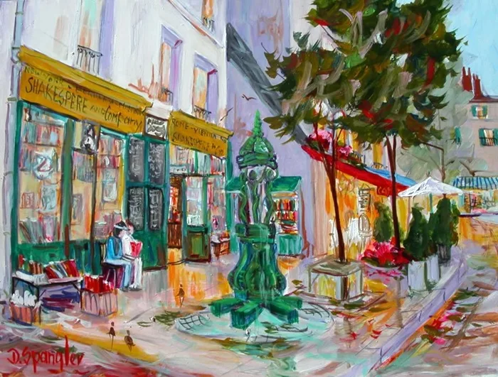 Dorothy Spangler | American Plein-air painter | Parisienne  Walkways