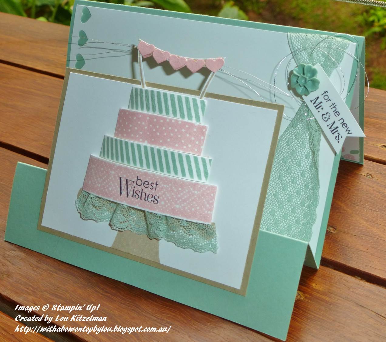 With a bow on top Build a birthday Stepped Tent Fold card 2 ways