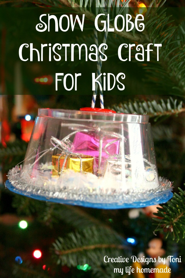 My Life Homemade Snow Globe Christmas Craft For Kids