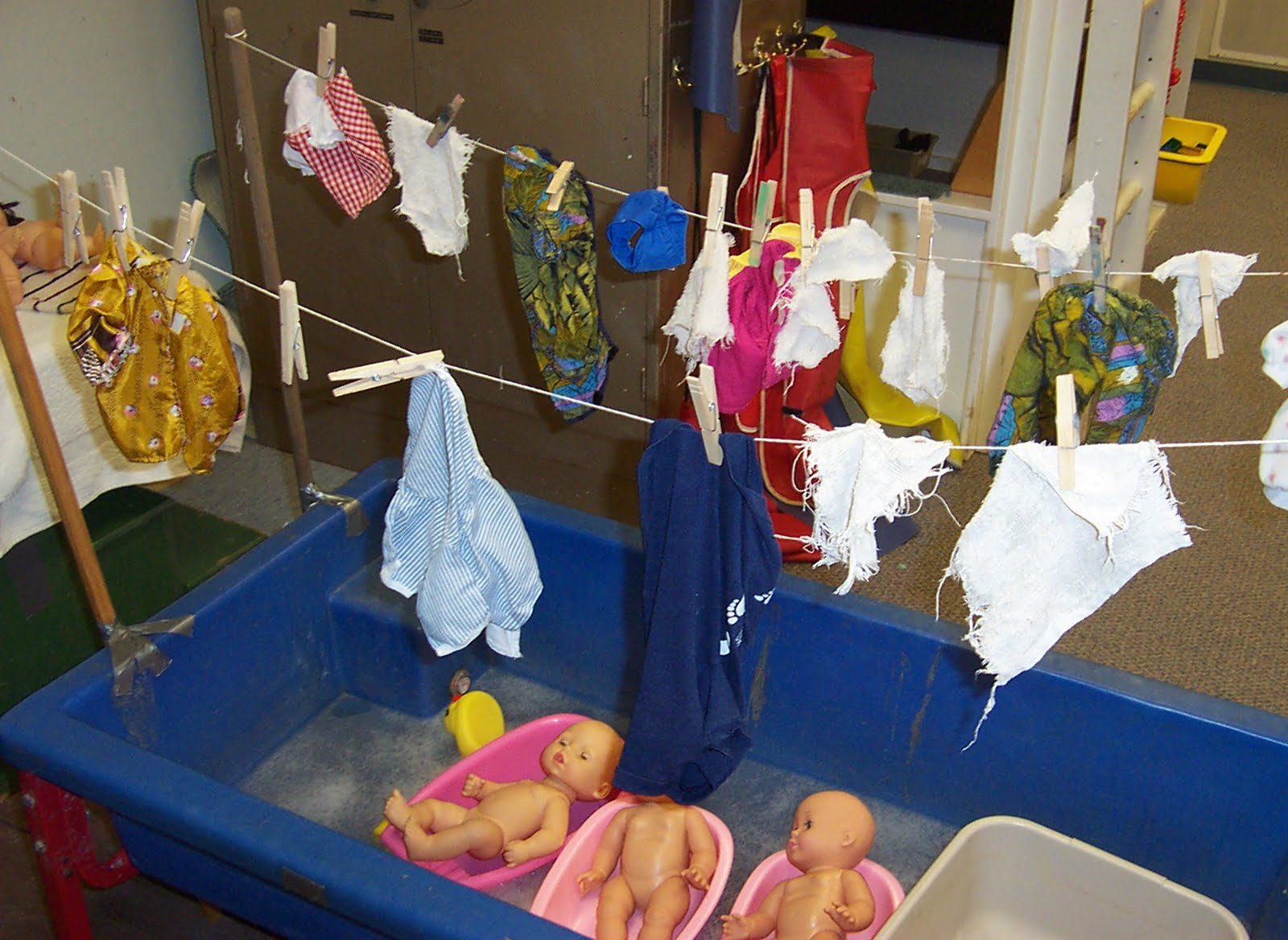 SAND AND WATER TABLES Baby Washing