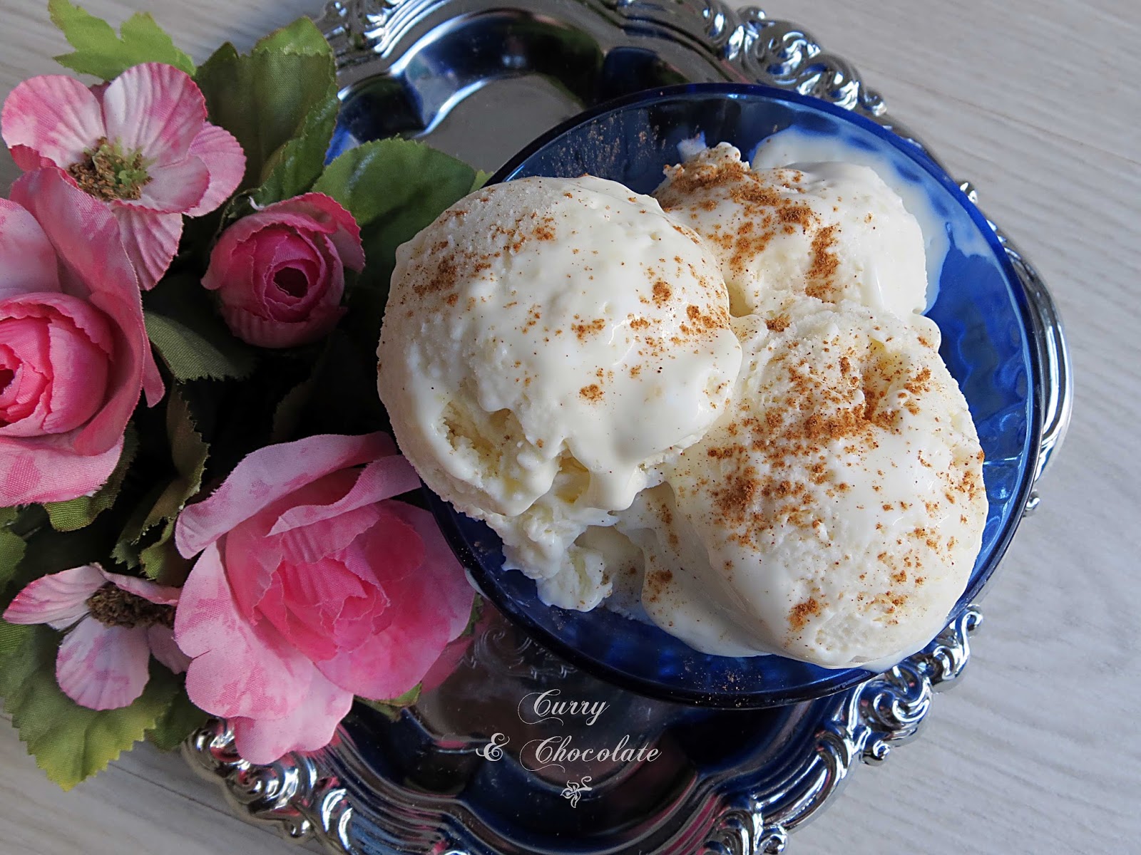 Helado casero de arroz con leche – Sweet rice pudding ice cream Helado casero de arroz con leche – Sweet rice pudding ice cream