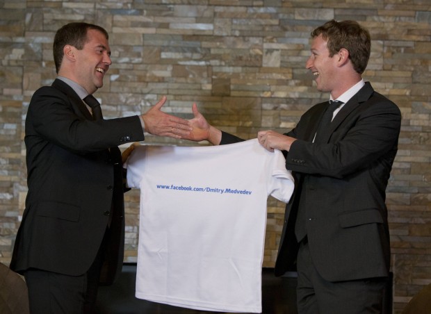 medvedev zuckerberg facebook medvedev zuckerberg
