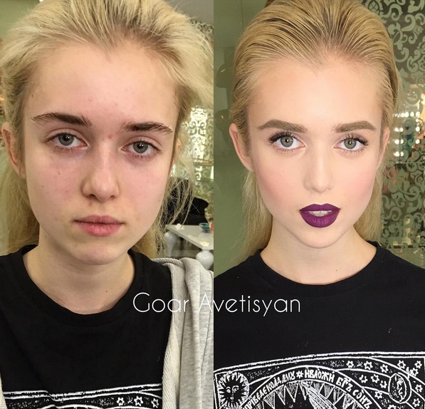 Lihat Nih Gimana Ajaibnya Make Up Bisa Membuat Wajah Biasa Menjadi Super Cantik!