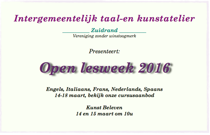 Open lesweek 2016