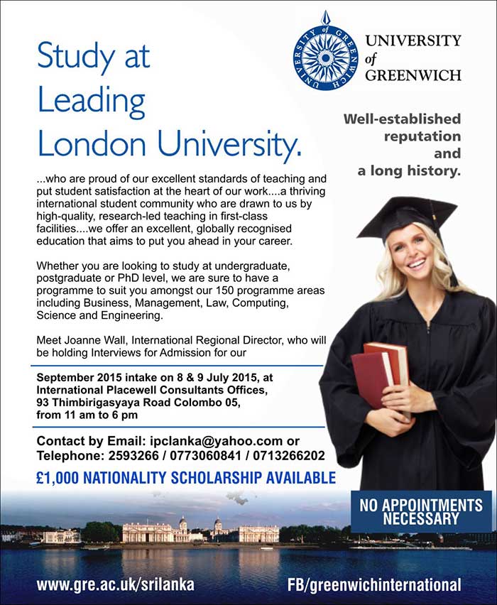 Study London Greenchwich University