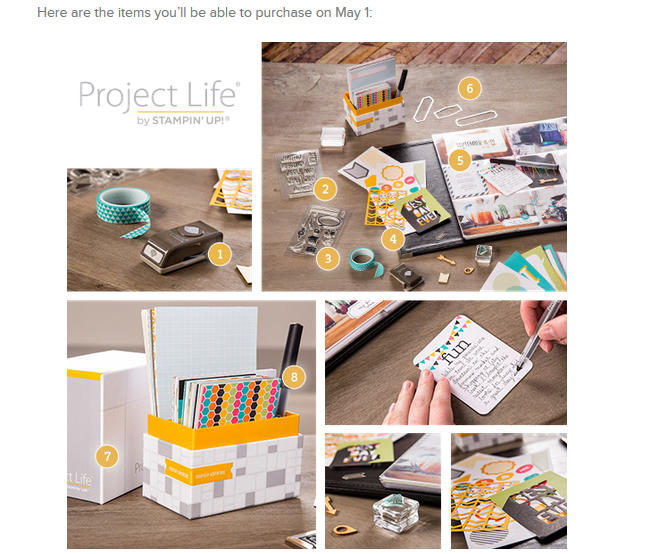 Kristin's Cards and Creations Project Life and Stampin' Up