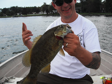 Dan with a smallie