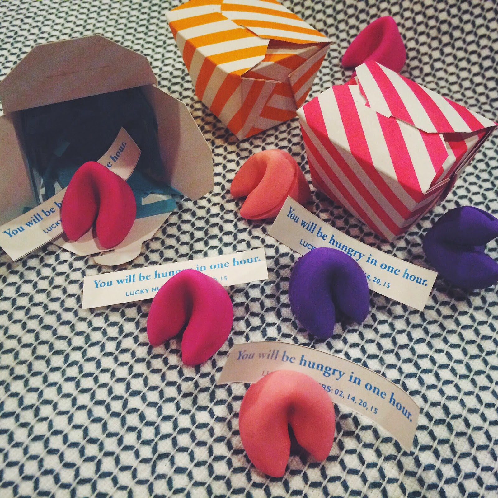  kraftykym Valentines Day Tiny Fortune Cookie Erasers