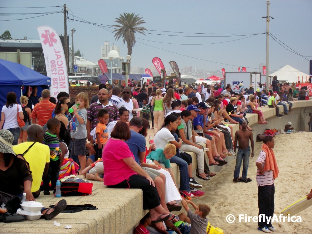Port Elizabeth Daily Photo Splash Fest crowds