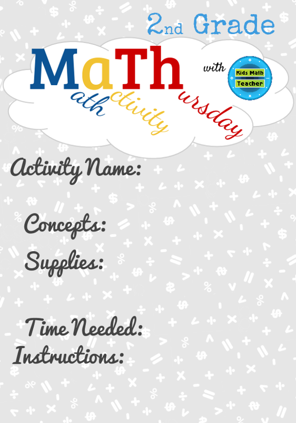 Kids Math Teacher: MaTh activity Thursday