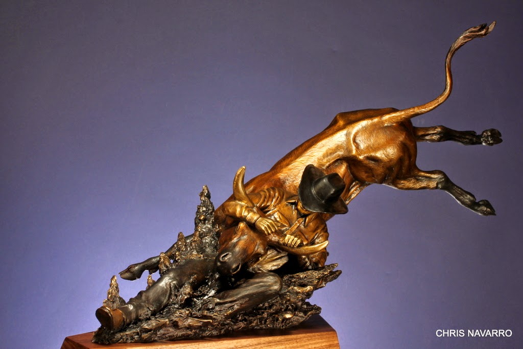 Chris Navarro Studio Blog Trevor Knowles won my bronze sculpture ''ALL