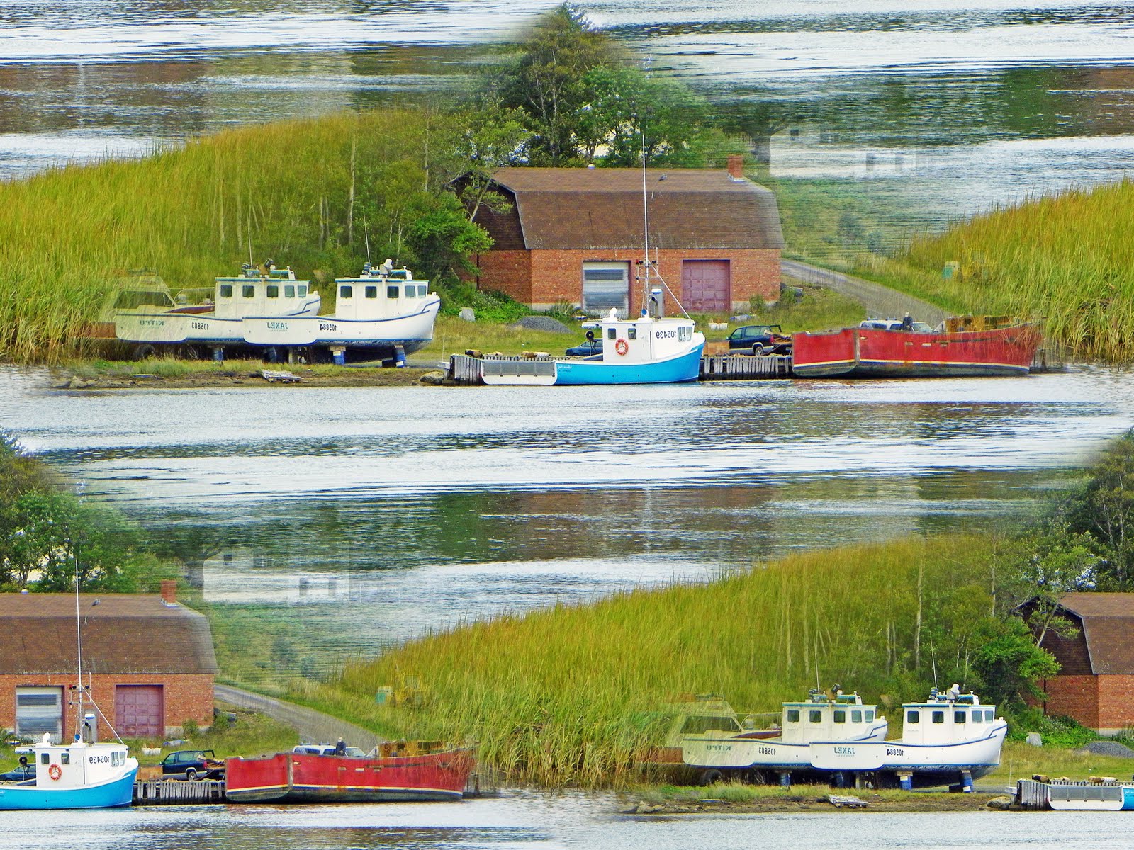 Along Alder Point Road On The Little Bras d'Or Cape Breton IslandNova