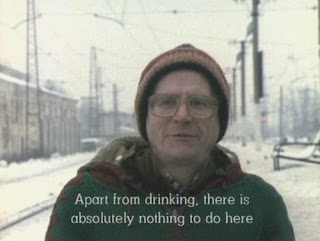 depressed alcoholic russian in frozen abandoned industrial town funny