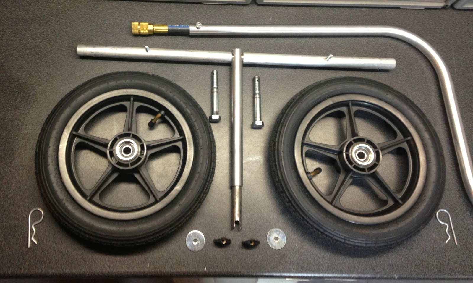 making a bike trailer