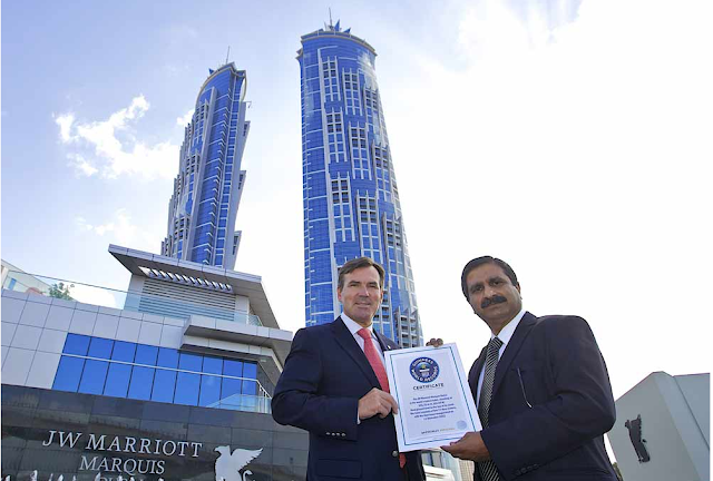 JW Marriot Marquis de-crowned Dubai's Rotana Rose Rayhaa as the tallest hotel 