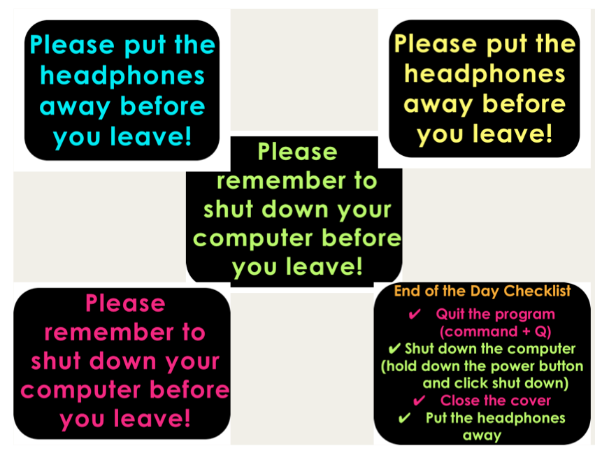 Computer Lab Word Walls Fashion Craze Learning Days