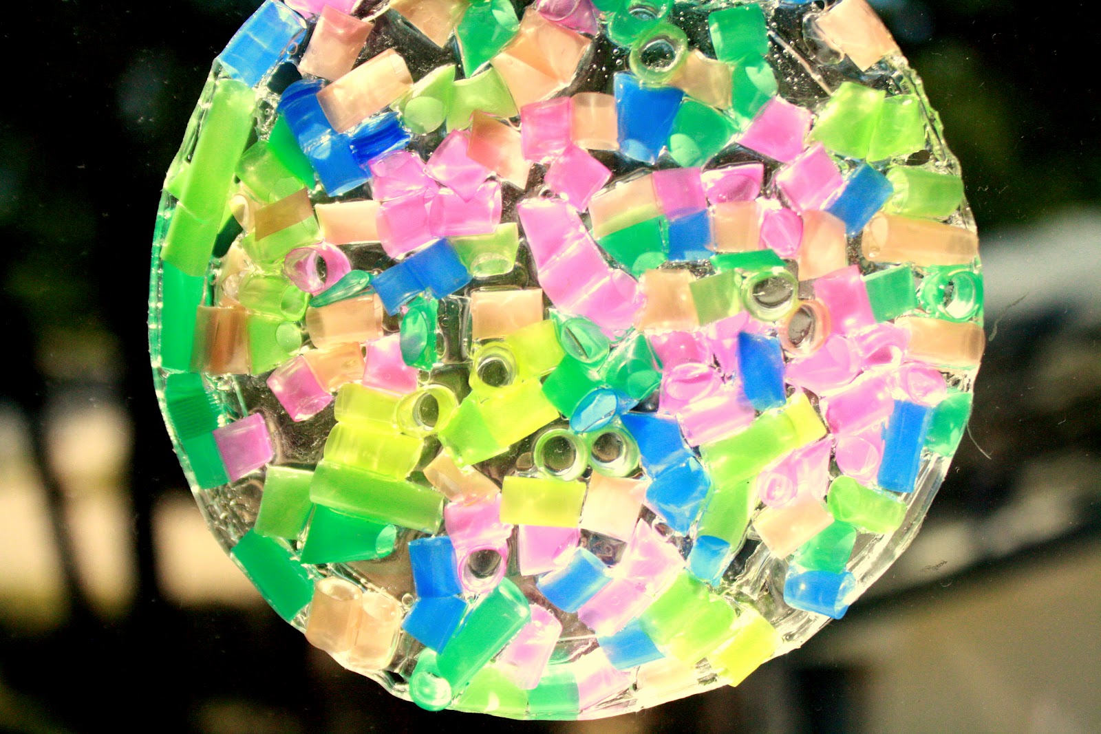 Having Fun at Home DIY Suncatchers with Clear Glue