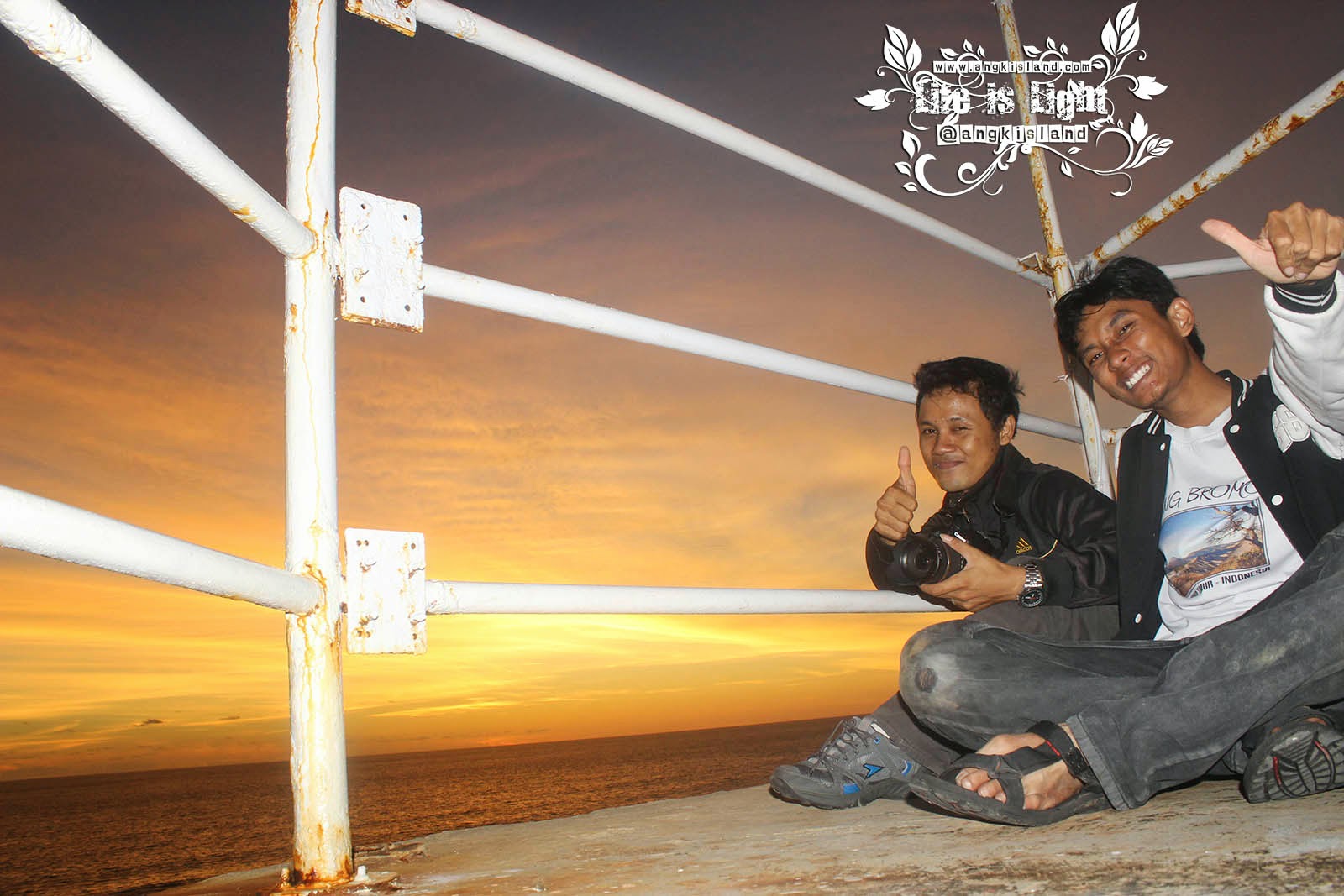 me and mas ramli angki dan ramli
