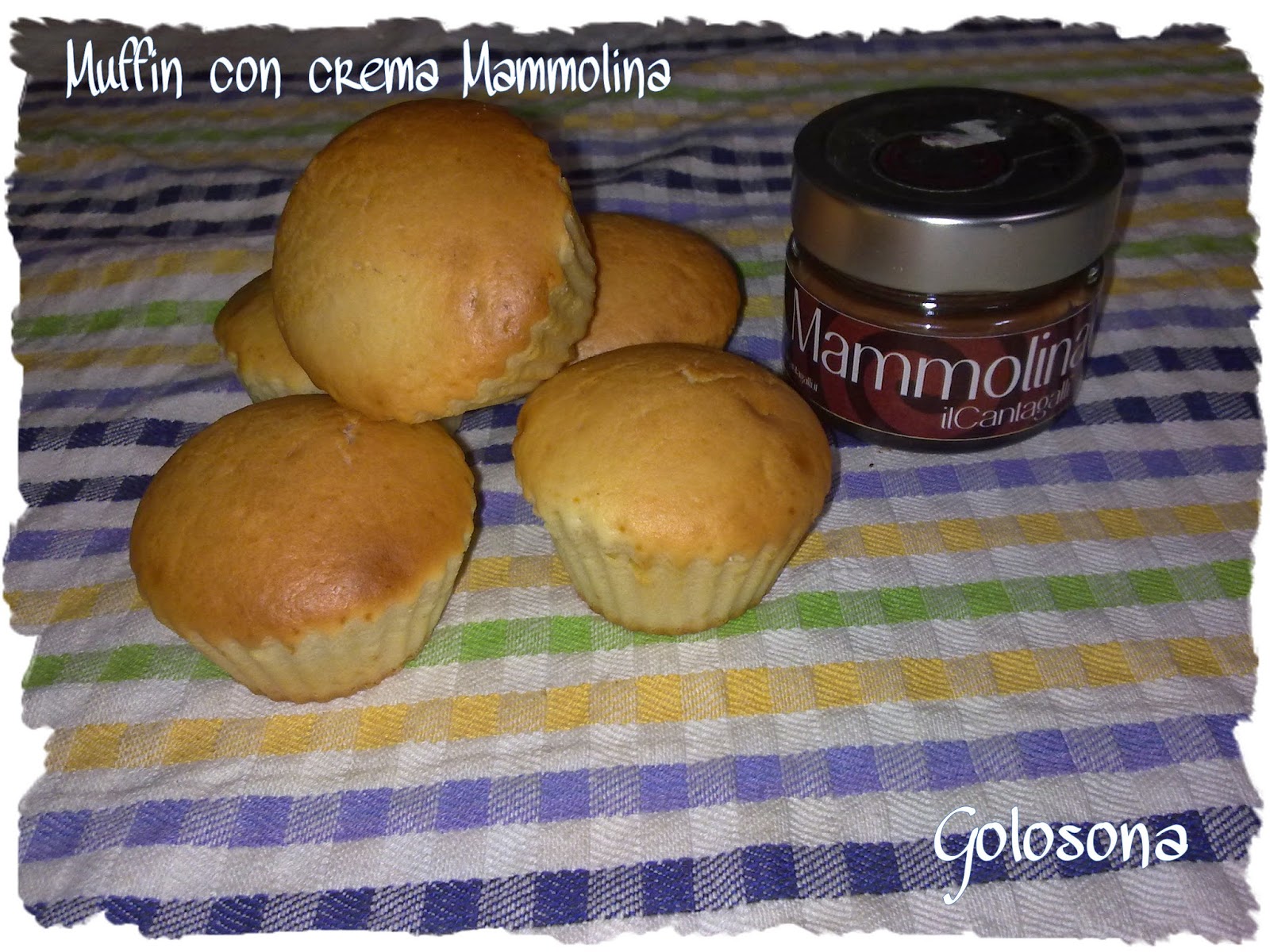 Muffin con crema Mammolina
