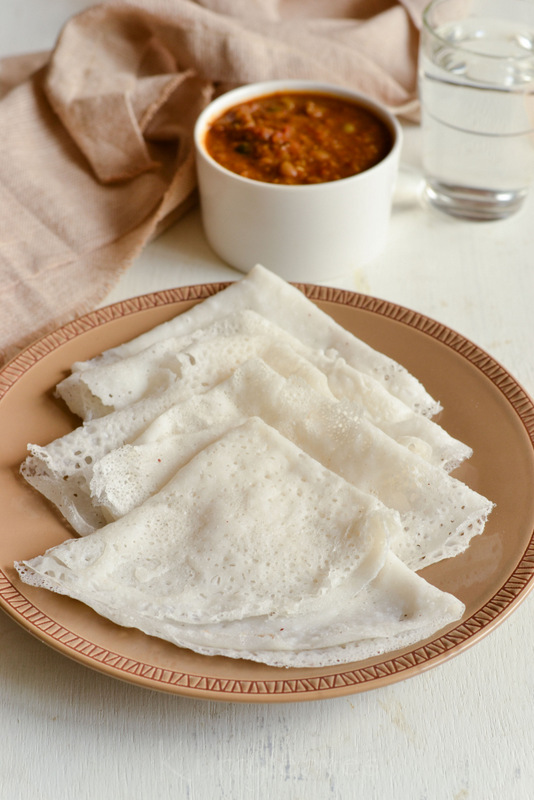 Instant Neer Dosa Rice And Coconut Crepes Gluten Free Crepes Quick