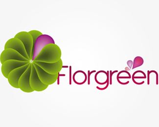 Florgreen logo flower logo design inspiration
