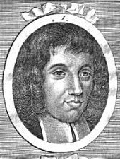 Deze tekening door Lips zou Spinoza moeten voorstellen