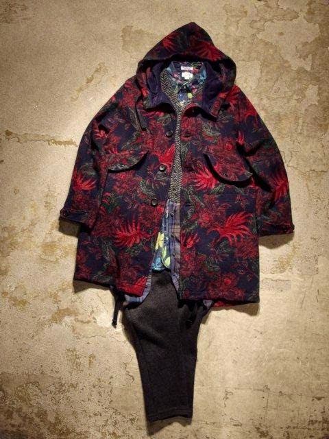 FWK by Engineered Garments "Dk.Navy/Red Wool Floral Jacquard"Fall/Winter 2014 SUNRISE MARKET