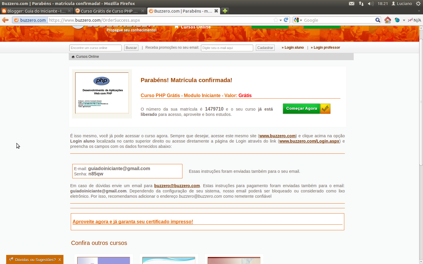 Php curso