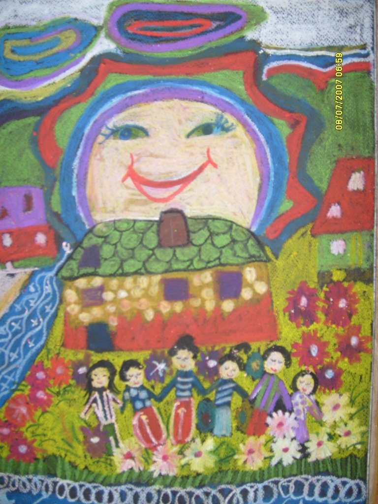 Minik Ellerin Eserleri Dokunur Yureklere Pastel Boya Calismalari 4 5 12 Yas Arasi