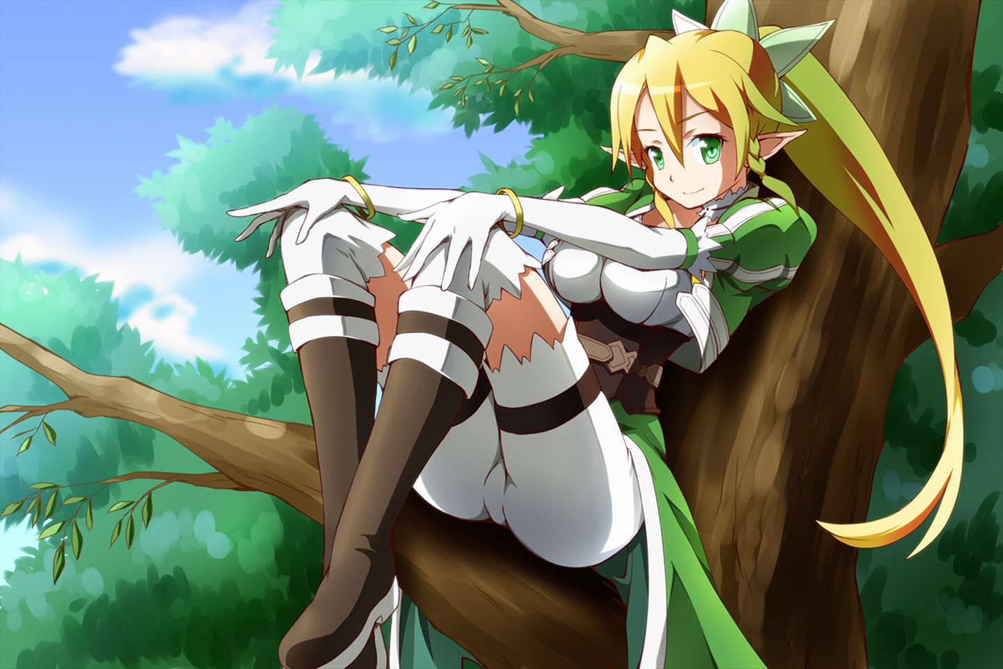 Hd Wallpaper Leafa Alfheim Online 1527