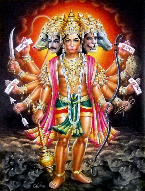 Panchmukhi Hanuman God Wallpapers Wallpapers