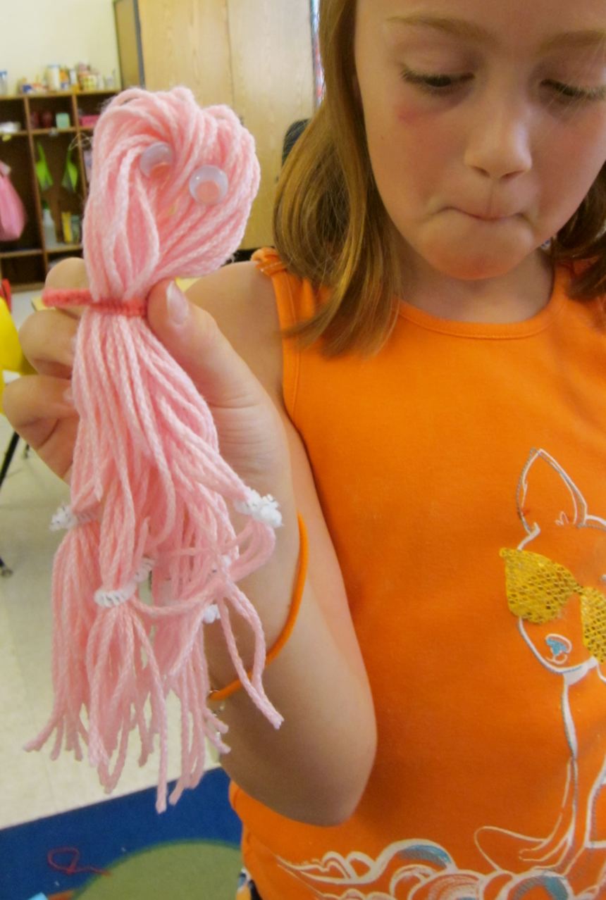 Sewing School Yarn Dolls An Easy Tutorial