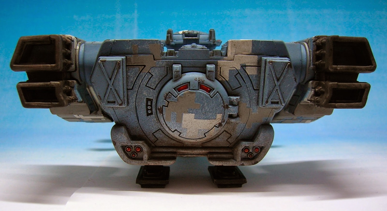 Tutorial Painting digital camouflage on a Tau Devilfish part 3